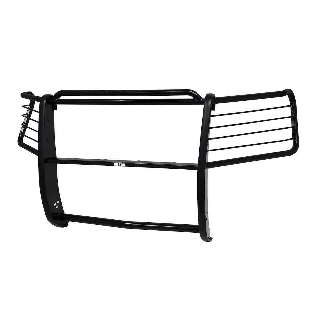 Westin Grille Guard, Sportsman, 1-Piece, Powder Coated, Black, Steel, 1-1/2 Inch Diameter, With Brush Guard, Without Skid Plate – 40-3955