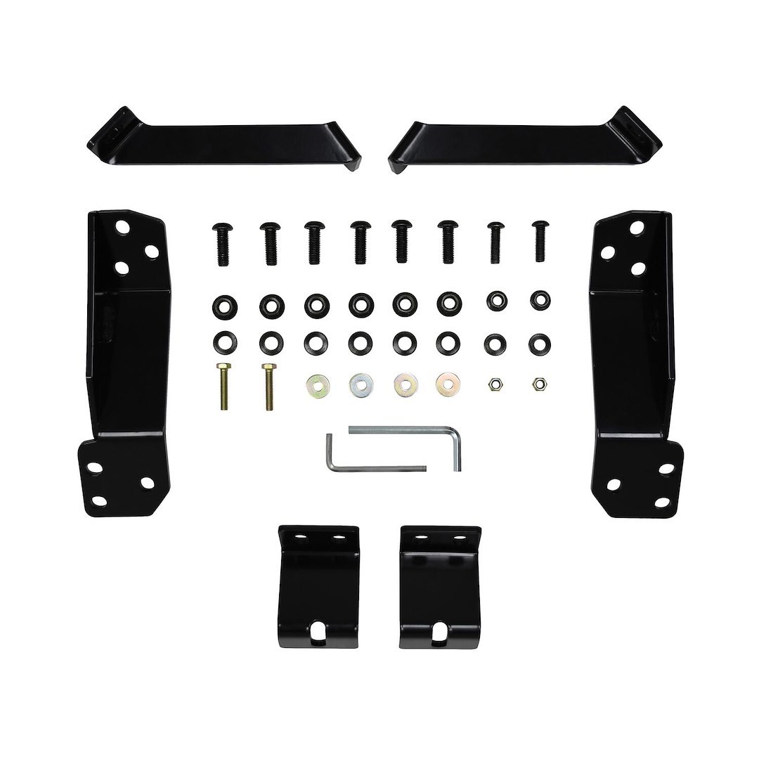 Westin Grille Guard, Sportsman, 1-Piece, Powder Coated, Black, Steel, 1-1/2 Inch Diameter, With Brush Guard, Without Skid Plate – 40-3955