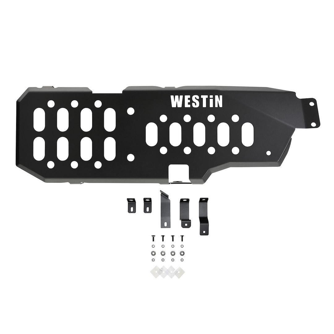 Westin Skid Plate, Snyper, Gas Tank, Textured Powder Coated, Black, Steel – 42-21005