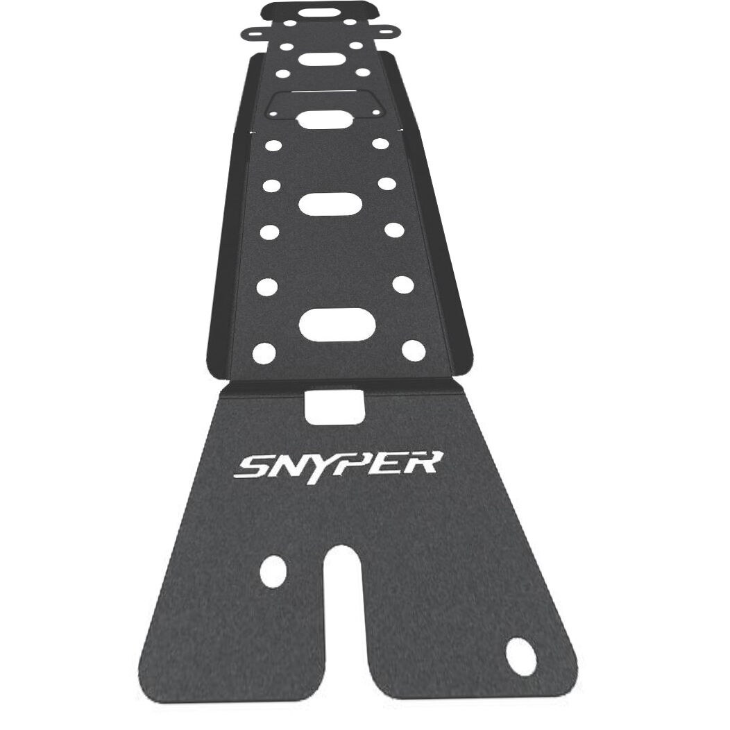 Westin Skid Plate, Snyper, Oil Pan/Transmission, Textured Powder Coated, Black, Steel – 42-21015