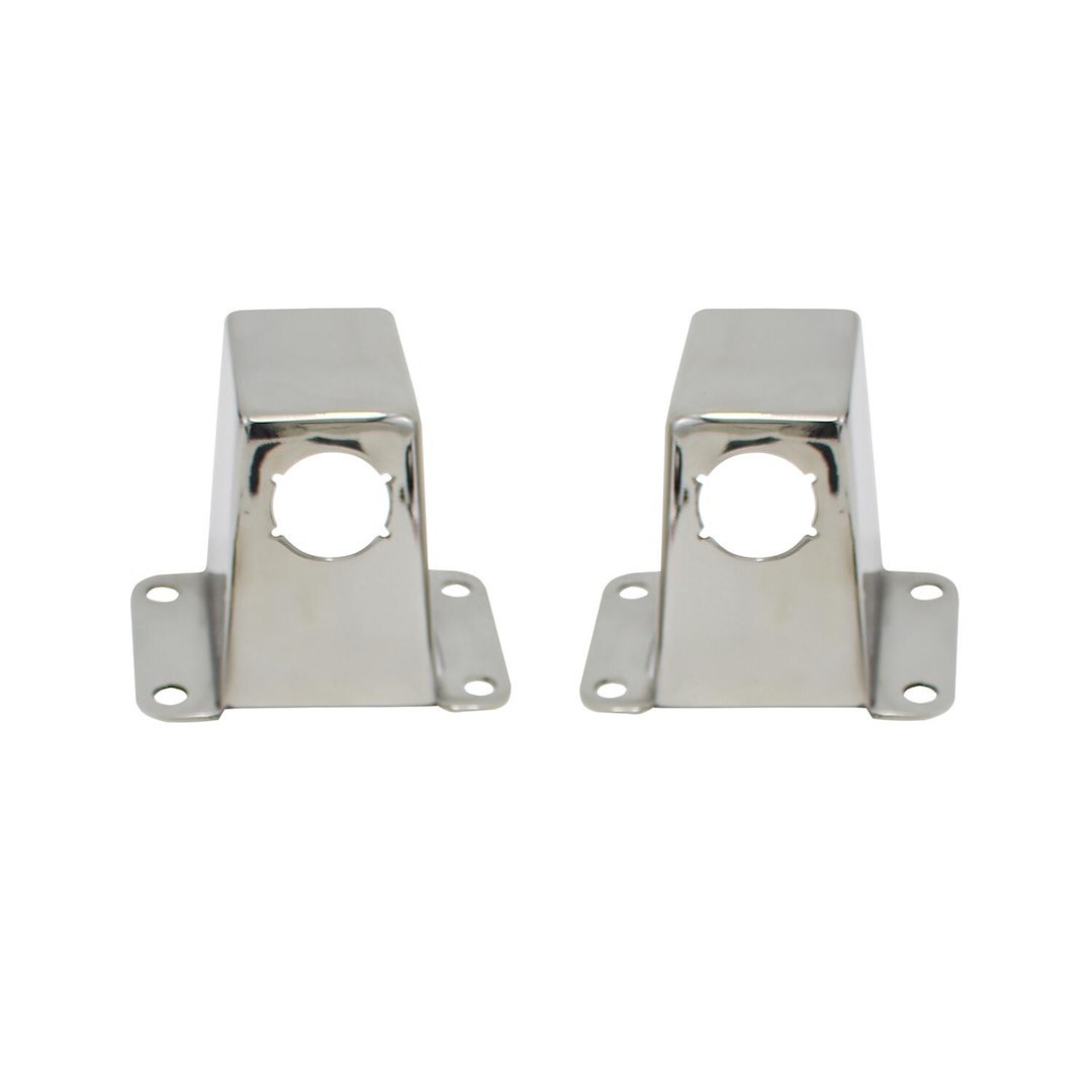 Westin Parking Aid Sensor Relocation Bracket, Relocates OE Sensor to Westin Grille Guard Upright, Polished Stainless Steel, Set of 2 – 45-0000S