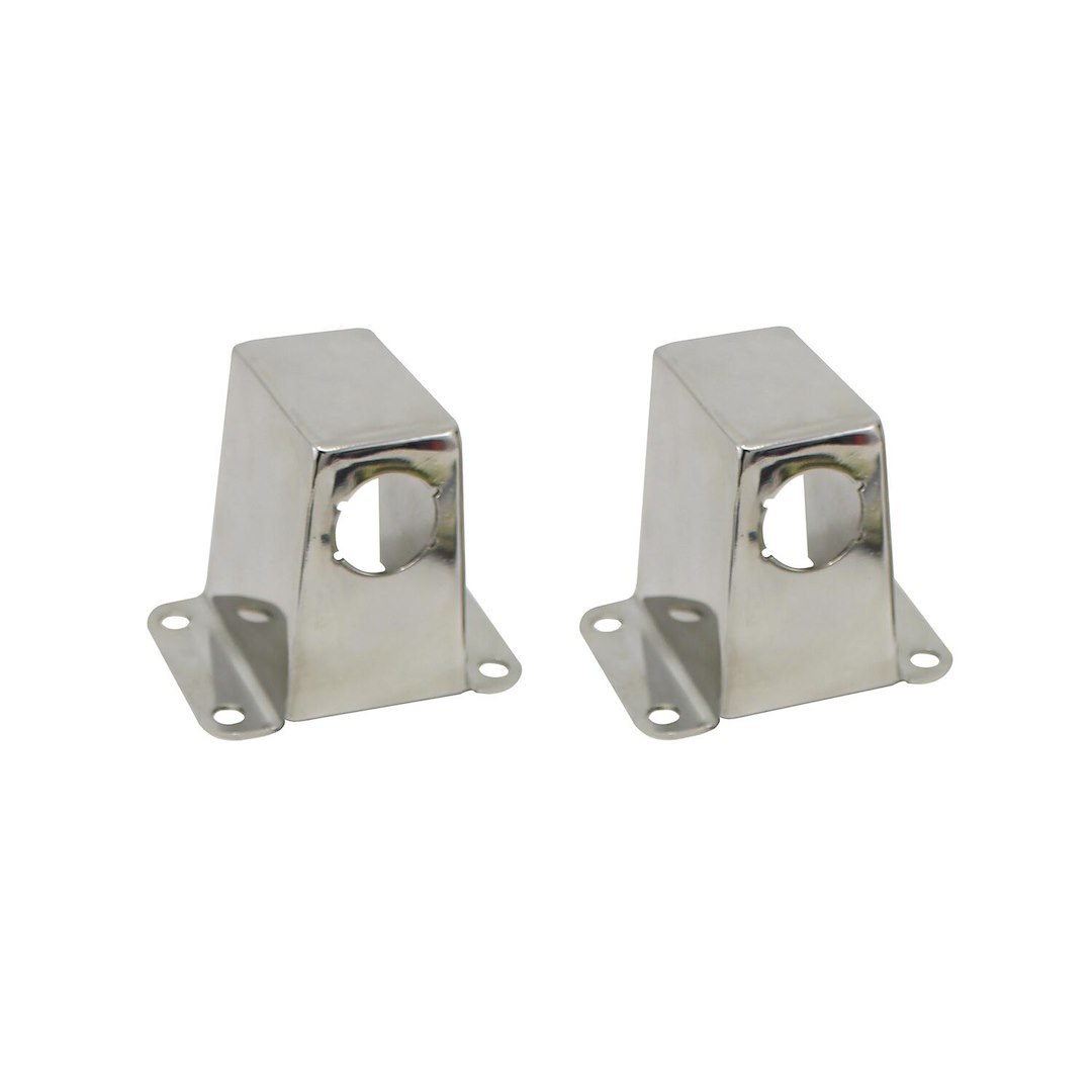 Westin Parking Aid Sensor Relocation Bracket, Relocates OE Sensor to Westin Grille Guard Upright, Polished Stainless Steel, Set of 2 – 45-0000S