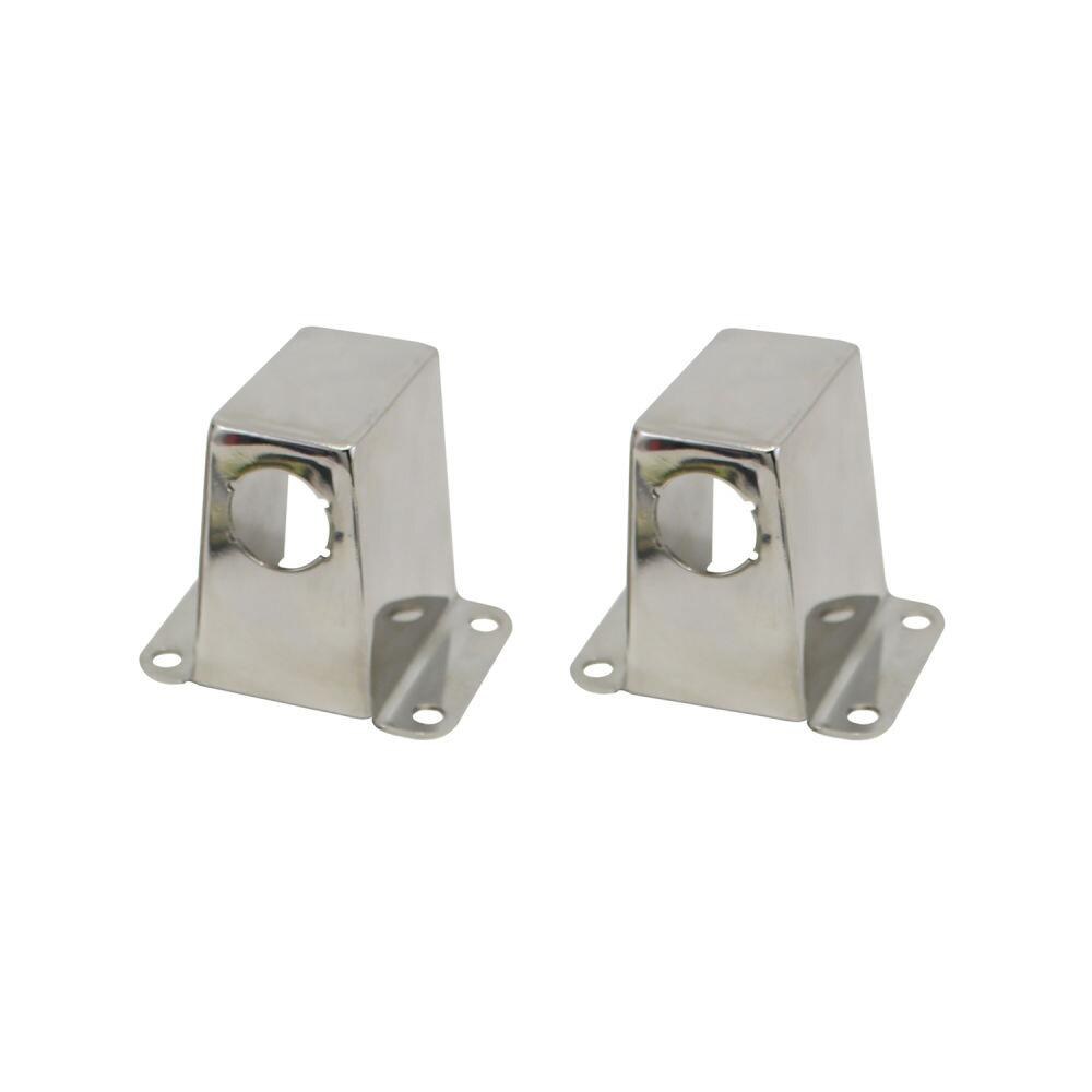 Westin Parking Aid Sensor Relocation Bracket, Relocates OE Sensor to Westin Grille Guard Upright, Polished Stainless Steel, Set of 2 – 45-0010S