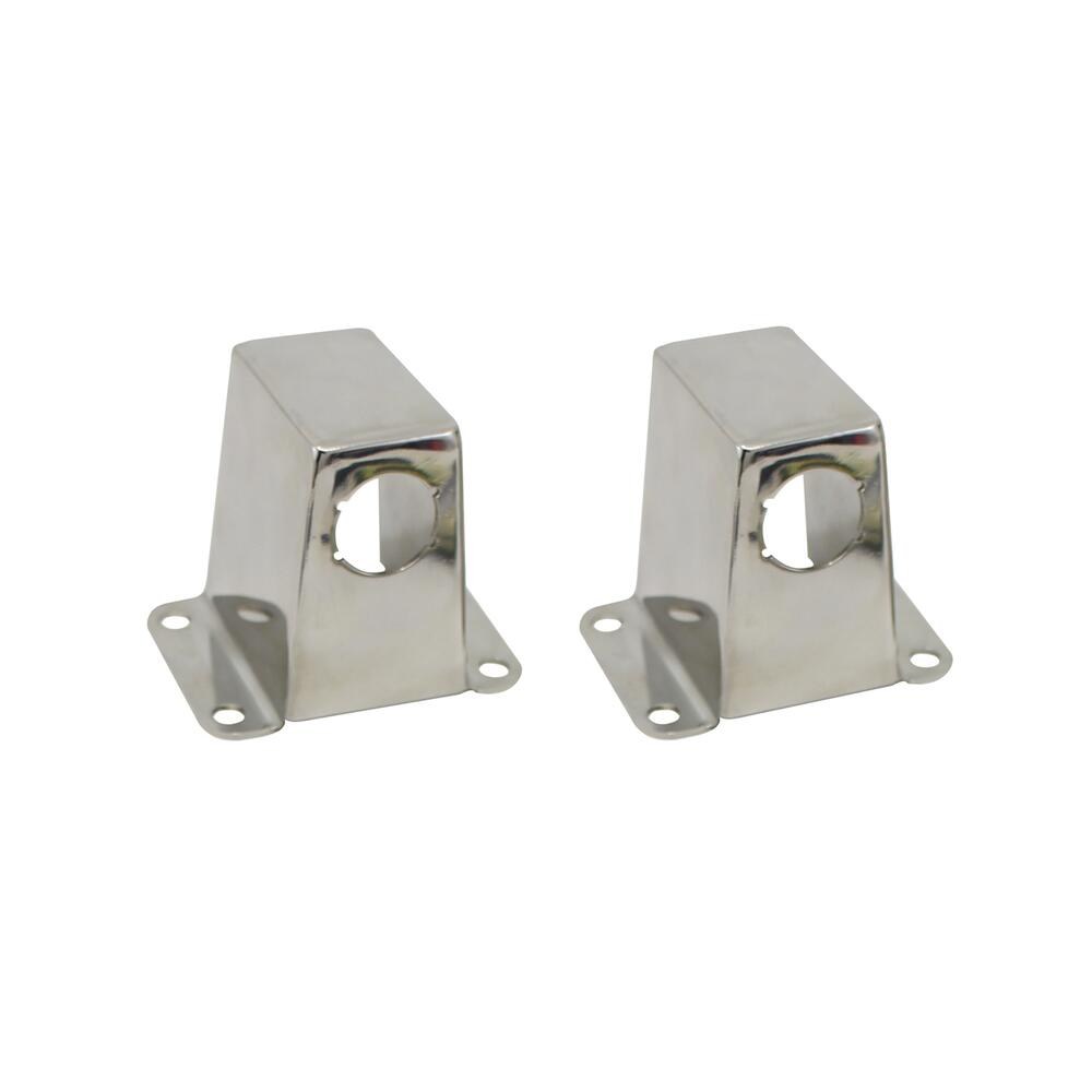 Westin Parking Aid Sensor Relocation Bracket, Relocates OE Sensor to Westin Grille Guard Upright, Polished Stainless Steel, Set of 2 – 45-0010S