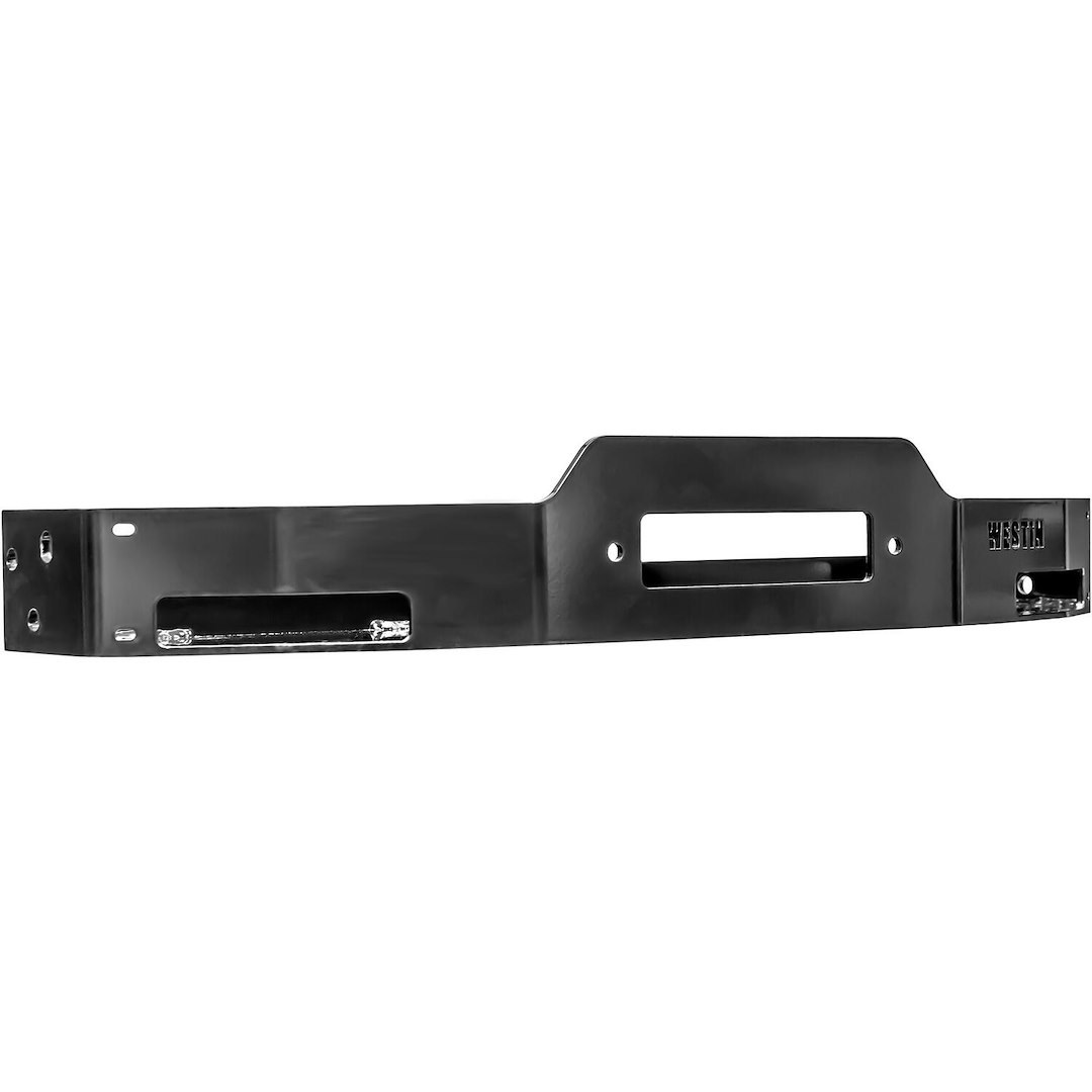 Westin Winch Mount, Max Winch Mounting System, Will Accommodate Most Major Brand Winches, Fixed Mount, Powder Coated, Black, Steel – 46-23725
