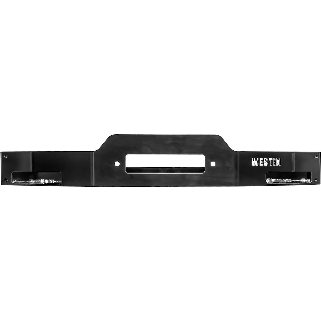 Westin Winch Mount, Max Winch Mounting System, Will Accommodate Most Major Brand Winches, Fixed Mount, Powder Coated, Black, Steel – 46-23725