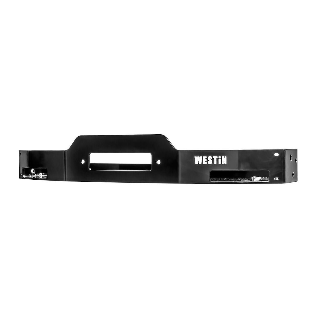 Westin Winch Mount, Max Winch Mounting System, Will Accommodate Most Major Brand Winches, Fixed Mount, Powder Coated, Black, Steel – 46-23735