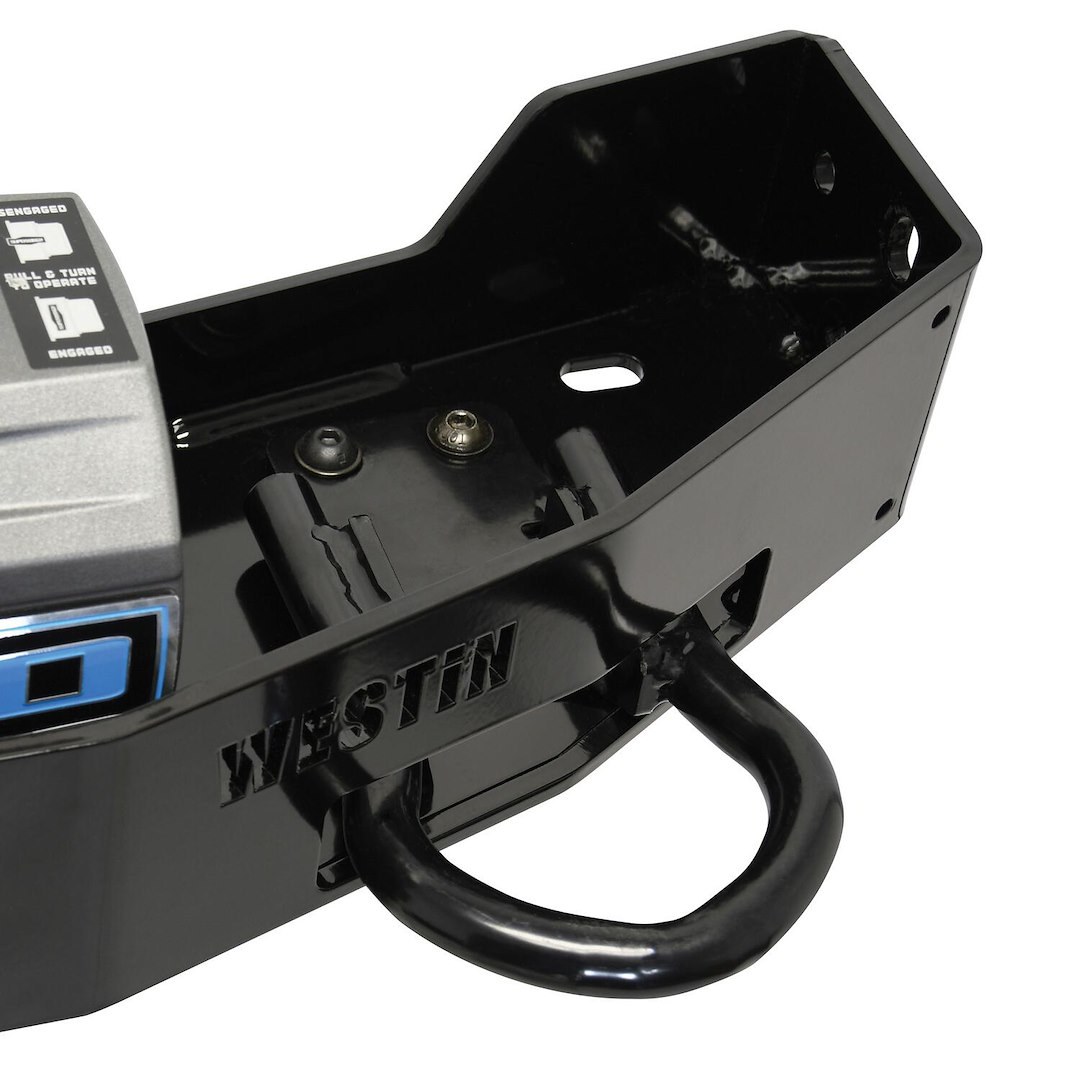 Westin Winch Mount, T-Max Winch Tray, For Use with T-Max Winches, Fixed Mount, Will Also Accommodate Most Major Brand Winches – 46-23835