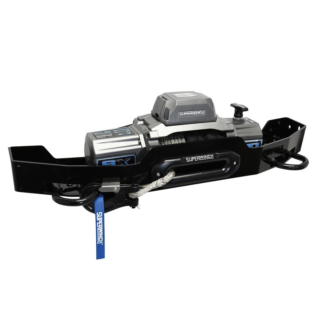 Westin Winch Mount, T-Max Winch Tray, For Use with T-Max Winches, Fixed Mount, Will Also Accommodate Most Major Brand Winches – 46-23835