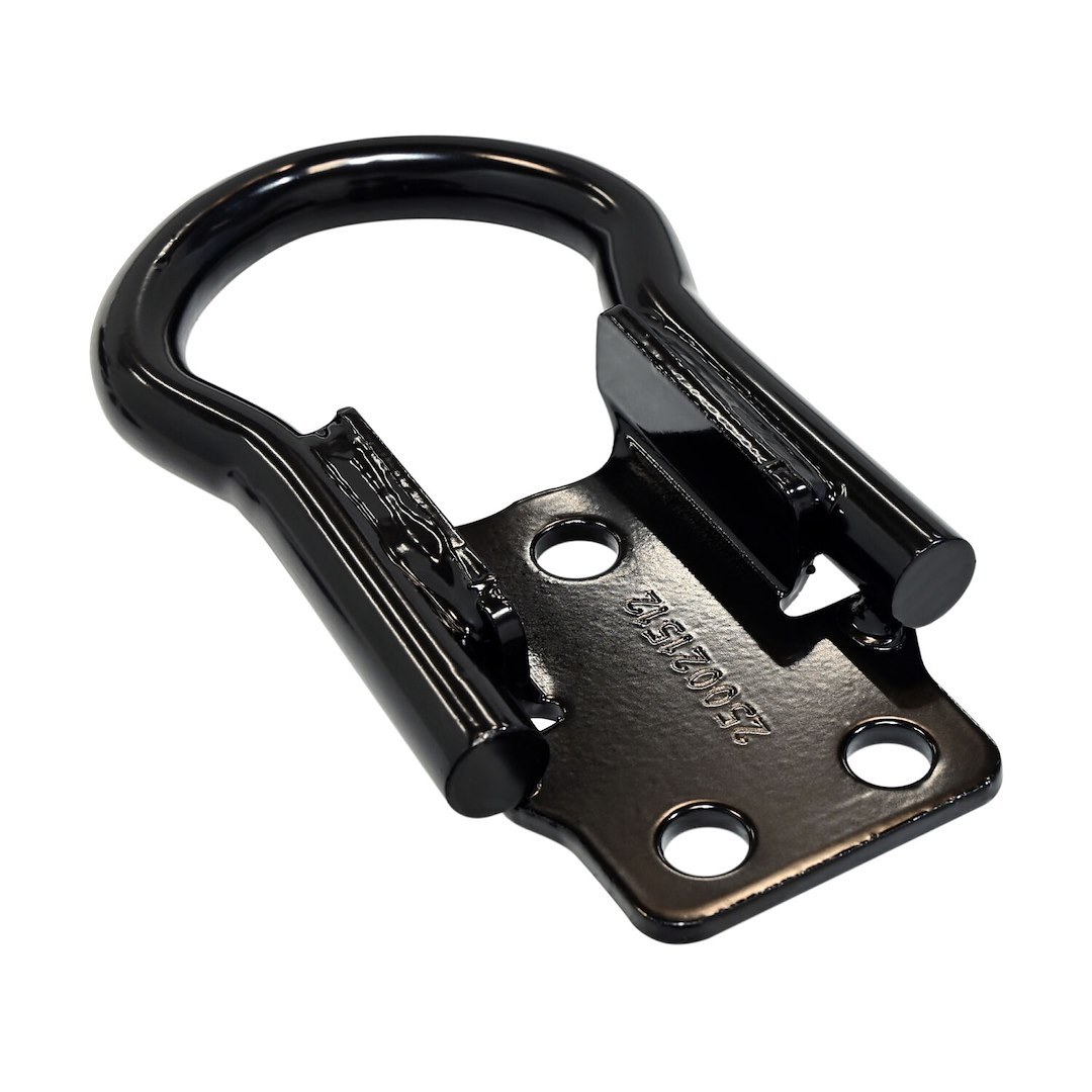 Westin Tow Hook, T-Max ®, Functional, Universal, Powder Coated, Black, Steel, Single – 46-3005