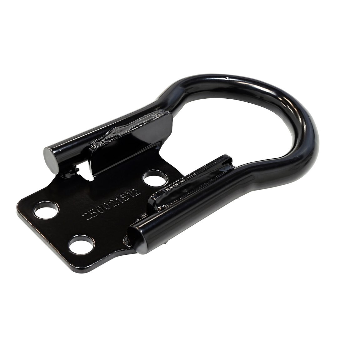 Westin Tow Hook, T-Max ®, Functional, Universal, Powder Coated, Black, Steel, Single – 46-3005