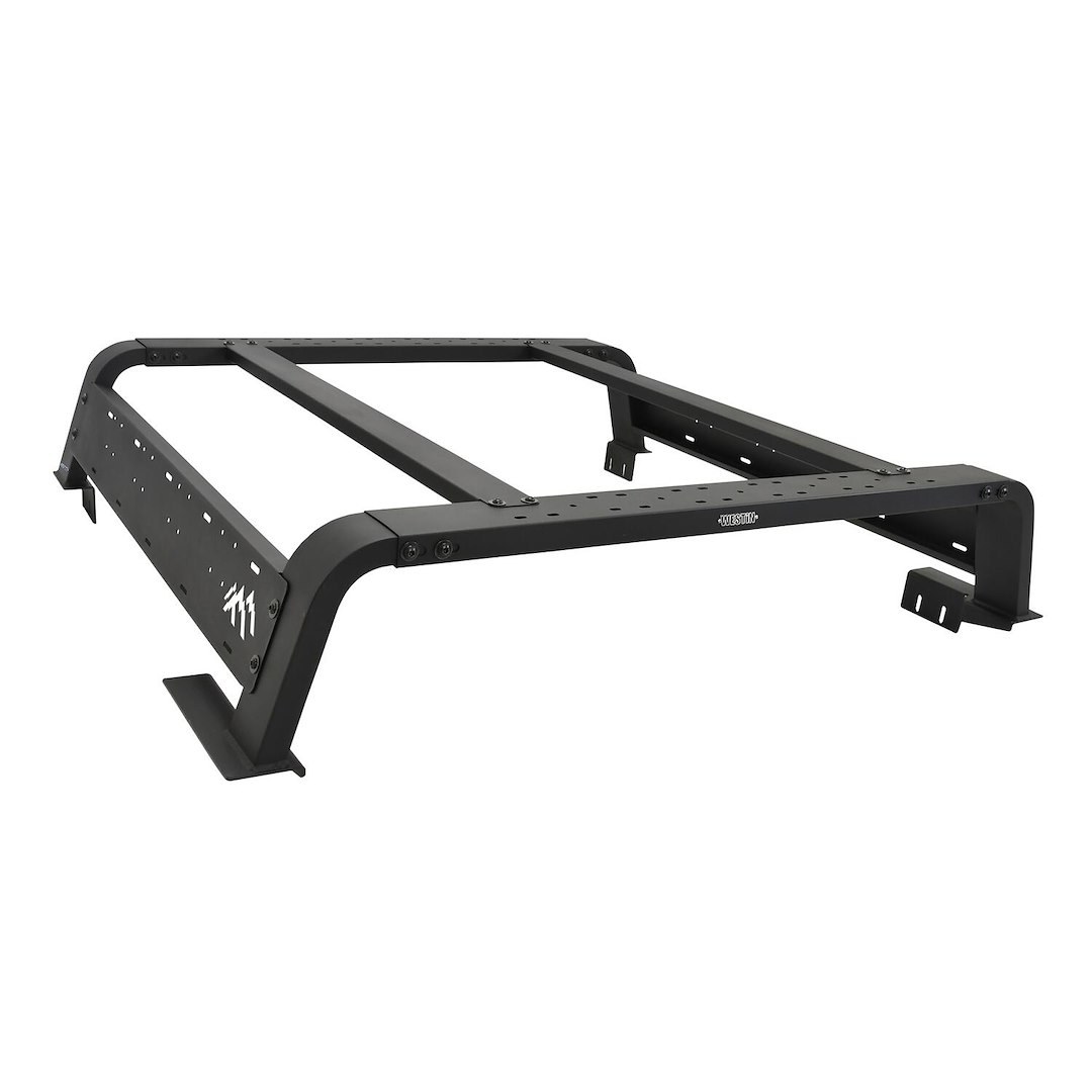Westin Bed Cargo Rack, Overland, Bolt on, Black, Steel, Without Tool Box Mounting Kit, With Hardware – 51-10005