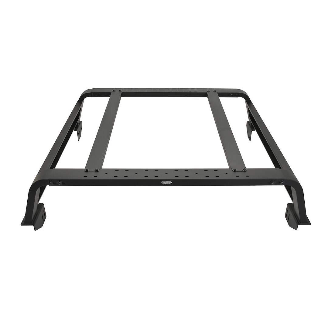 Westin Bed Cargo Rack, Overland, Bolt on, Black, Steel, Without Tool Box Mounting Kit, With Hardware – 51-10015