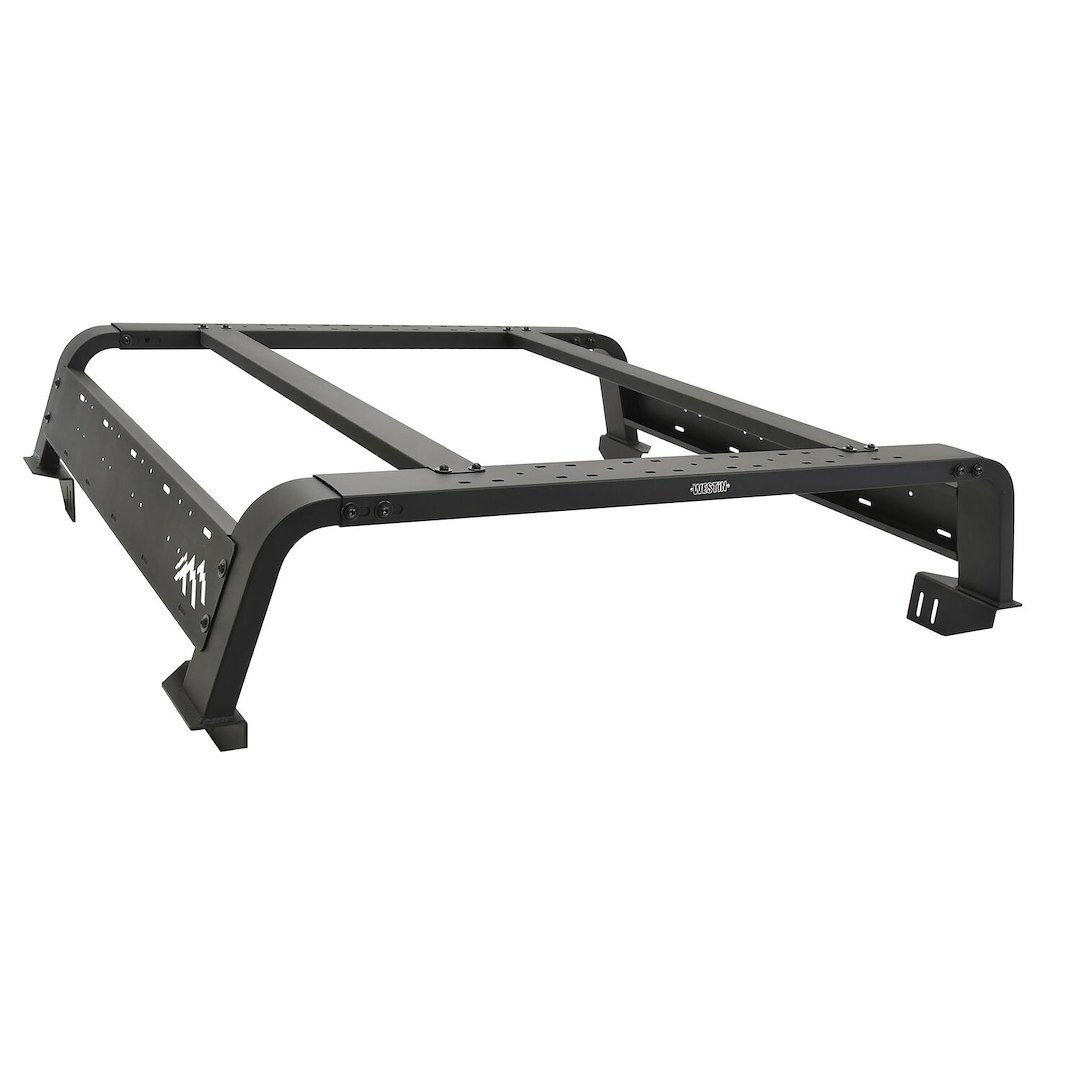 Westin Bed Cargo Rack, Overland, Bolt on, Black, Steel, Without Tool Box Mounting Kit, With Hardware – 51-10015