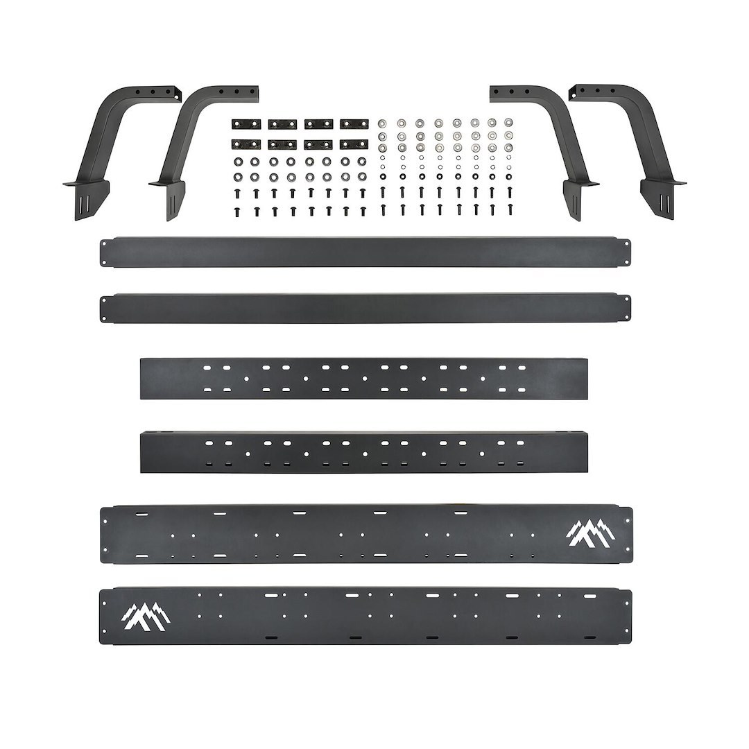 Westin Bed Cargo Rack, Overland, Bolt on, Black, Steel, Without Tool Box Mounting Kit, With Hardware – 51-10025