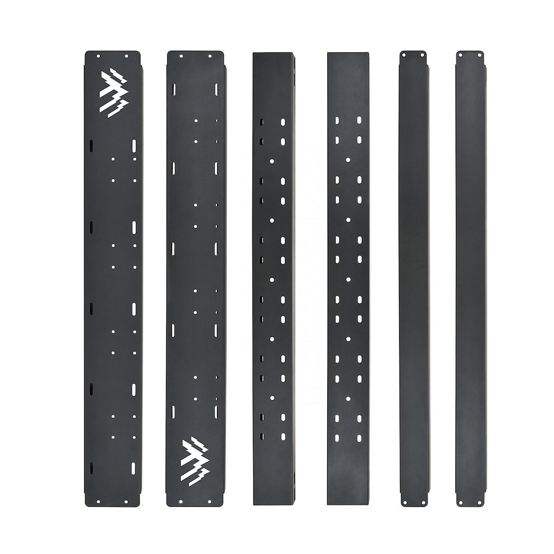 Westin Bed Cargo Rack Cross Bar, Overland, For Use with Westin Overland Bed Cargo Racks, 45 Inch Length, Black, Steel, Bolt-On Mount – 51-30005