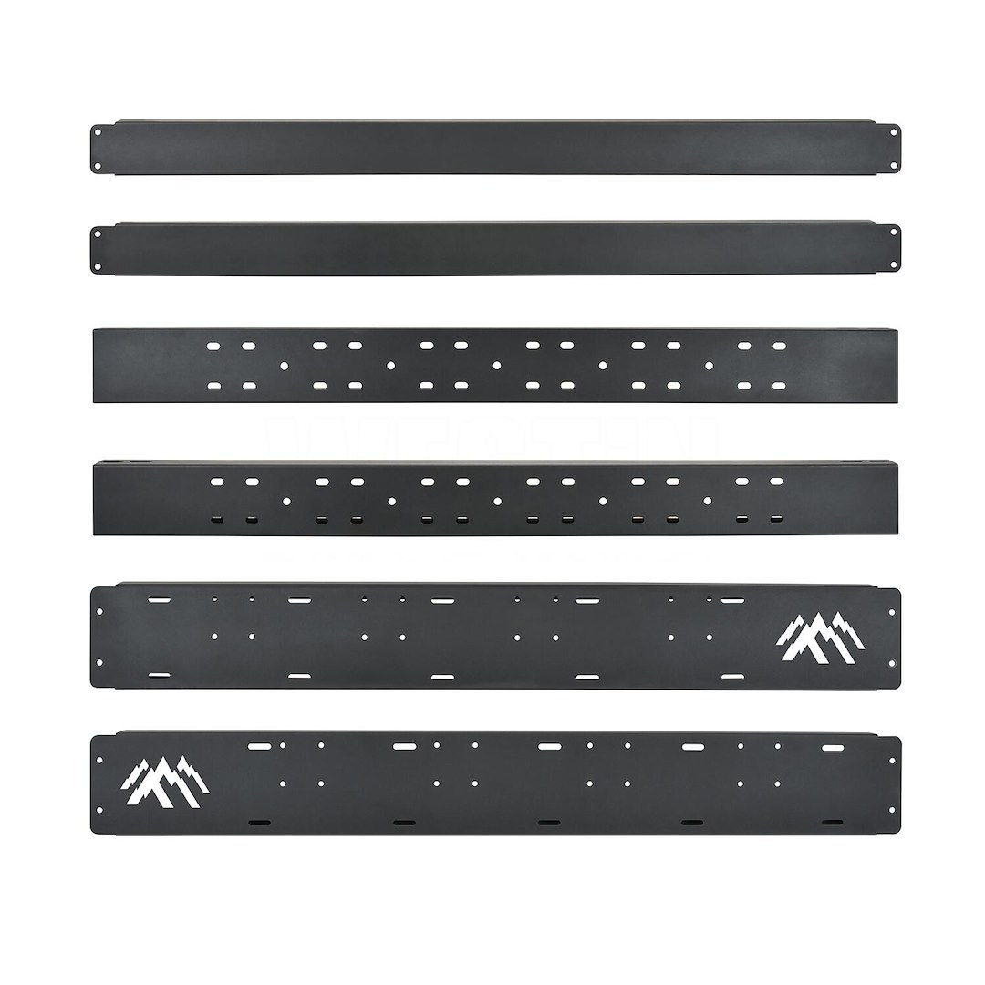 Westin Bed Cargo Rack Cross Bar, Overland, For Use with Westin Overland Bed Cargo Racks, 45 Inch Length, Black, Steel, Bolt-On Mount – 51-30005