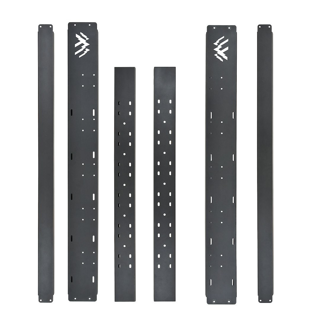 Westin Bed Cargo Rack Cross Bar, Overland, For Use with Westin Overland Bed Cargo Racks, 57 Inch Length, Black, Steel, Bolt-On Mount – 51-30015