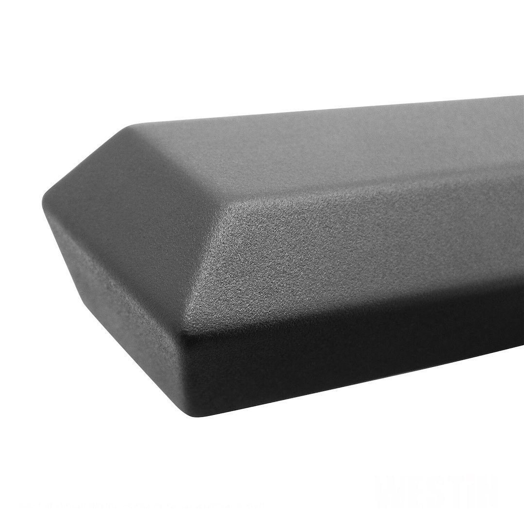Westin Nerf Bar, Hdx, With Drop Down Steps, 3 Inch Square Straight, Powder Coated, Black, Mild Steel, With Welded End Caps – 56-13525