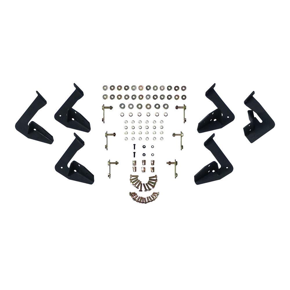 Westin Nerf Bar, Hdx, With Drop Down Steps, 3 Inch Square Straight, Powder Coated, Black, Stainless Steel, With Welded End Caps – 56-140152