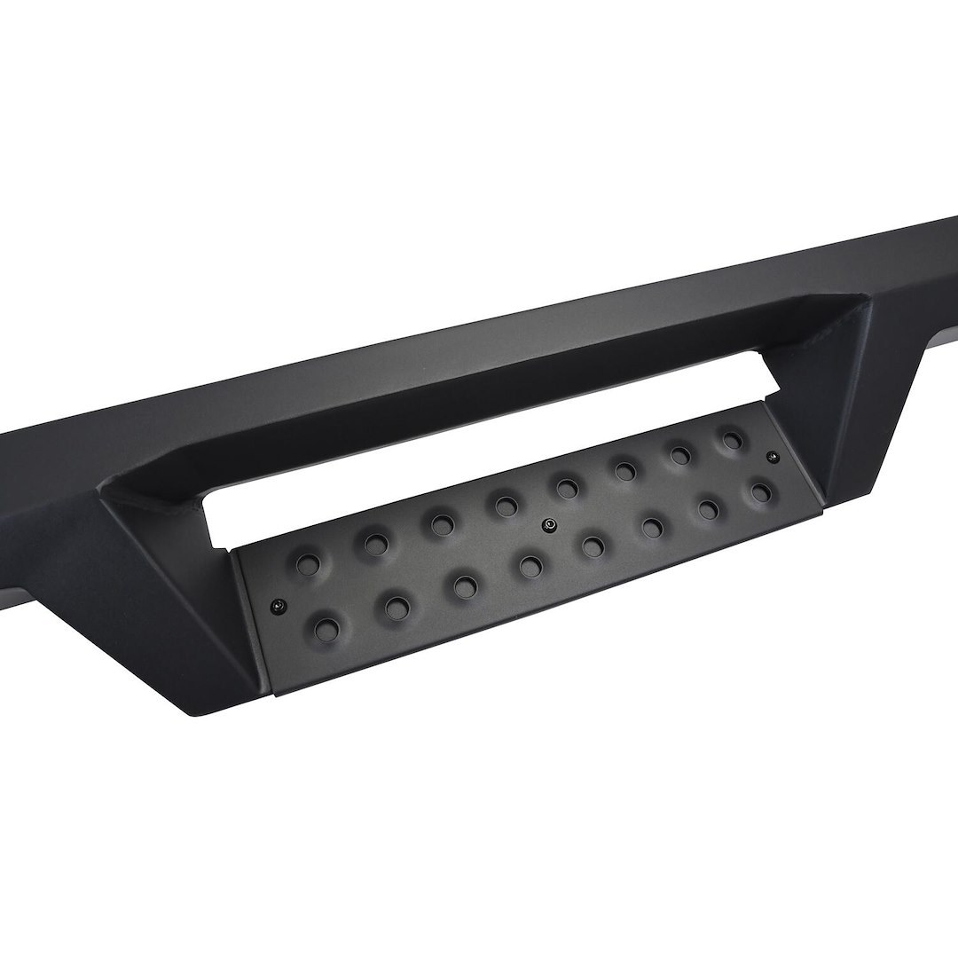 Westin Nerf Bar, Hdx, With Drop Down Steps, 3 Inch Square Straight, Powder Coated, Black, Mild Steel, With Welded End Caps – 56-14025