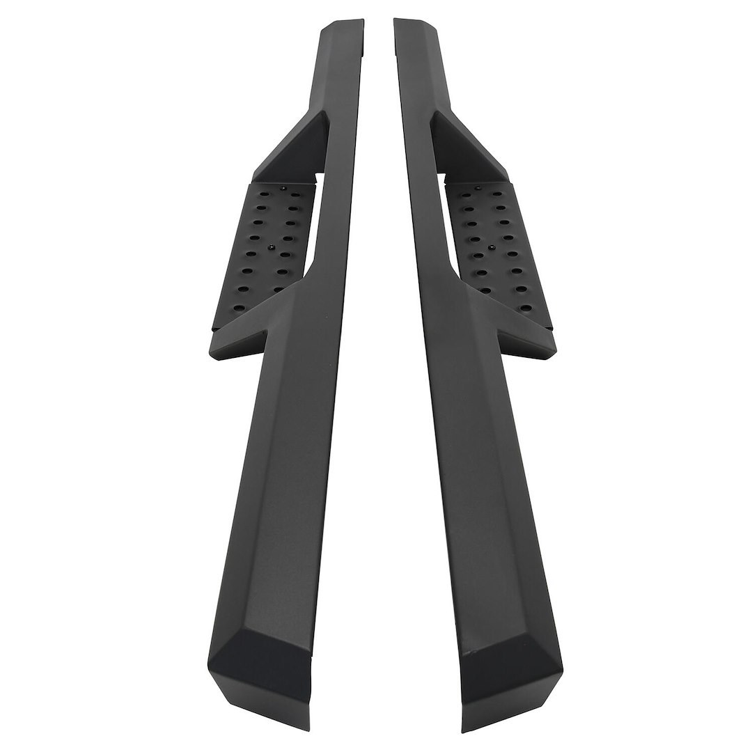 Westin Nerf Bar, Hdx, With Drop Down Steps, 3 Inch Square Straight, Textured Powder Coat, Black, Steel, Rocker Panel Mount – 56-14185