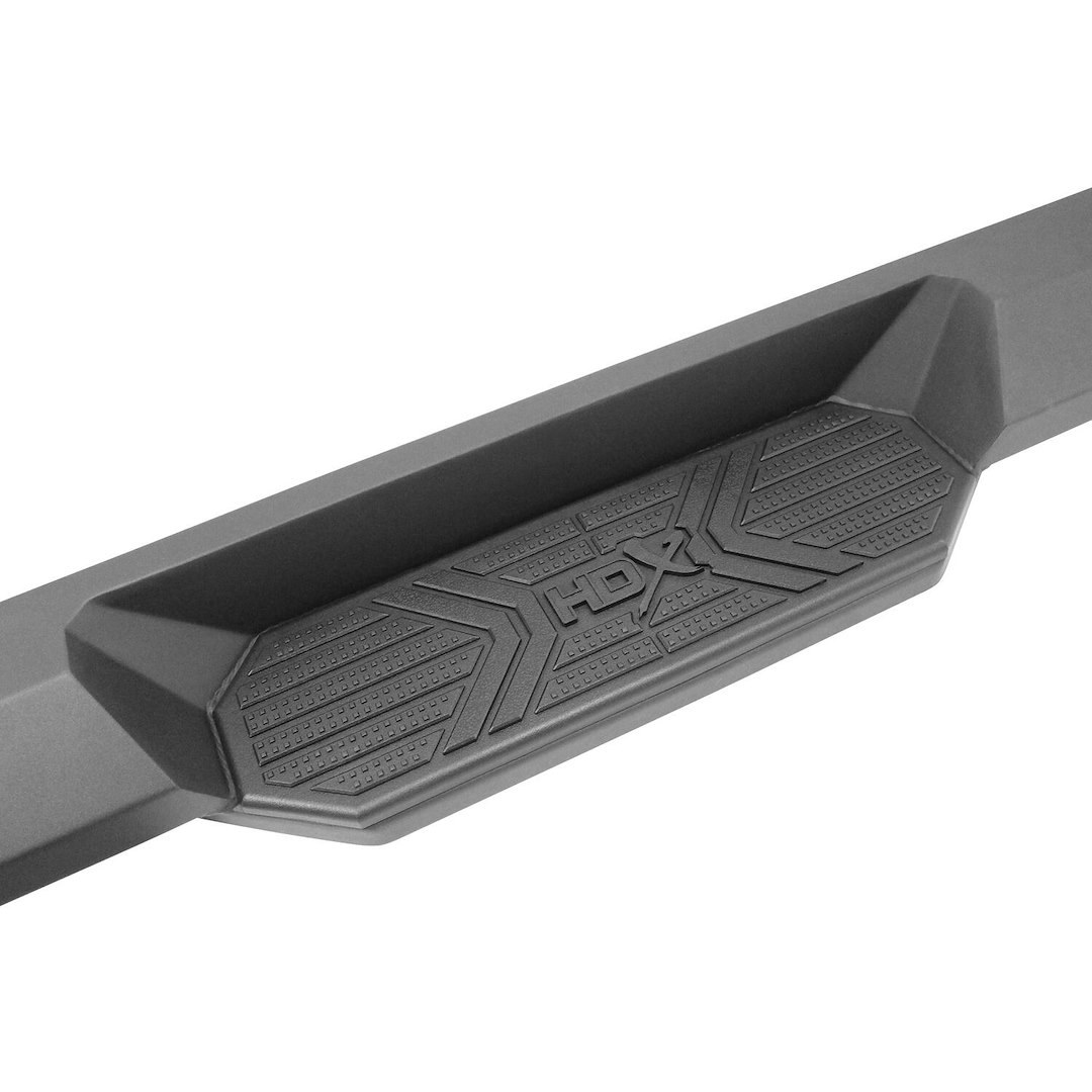 Westin Nerf Bar, Hdx Xtreme, With Step Pads, 3 Inch Square Straight, Textured Powder Coat, Black, Steel, With Welded End Caps – 56-23255