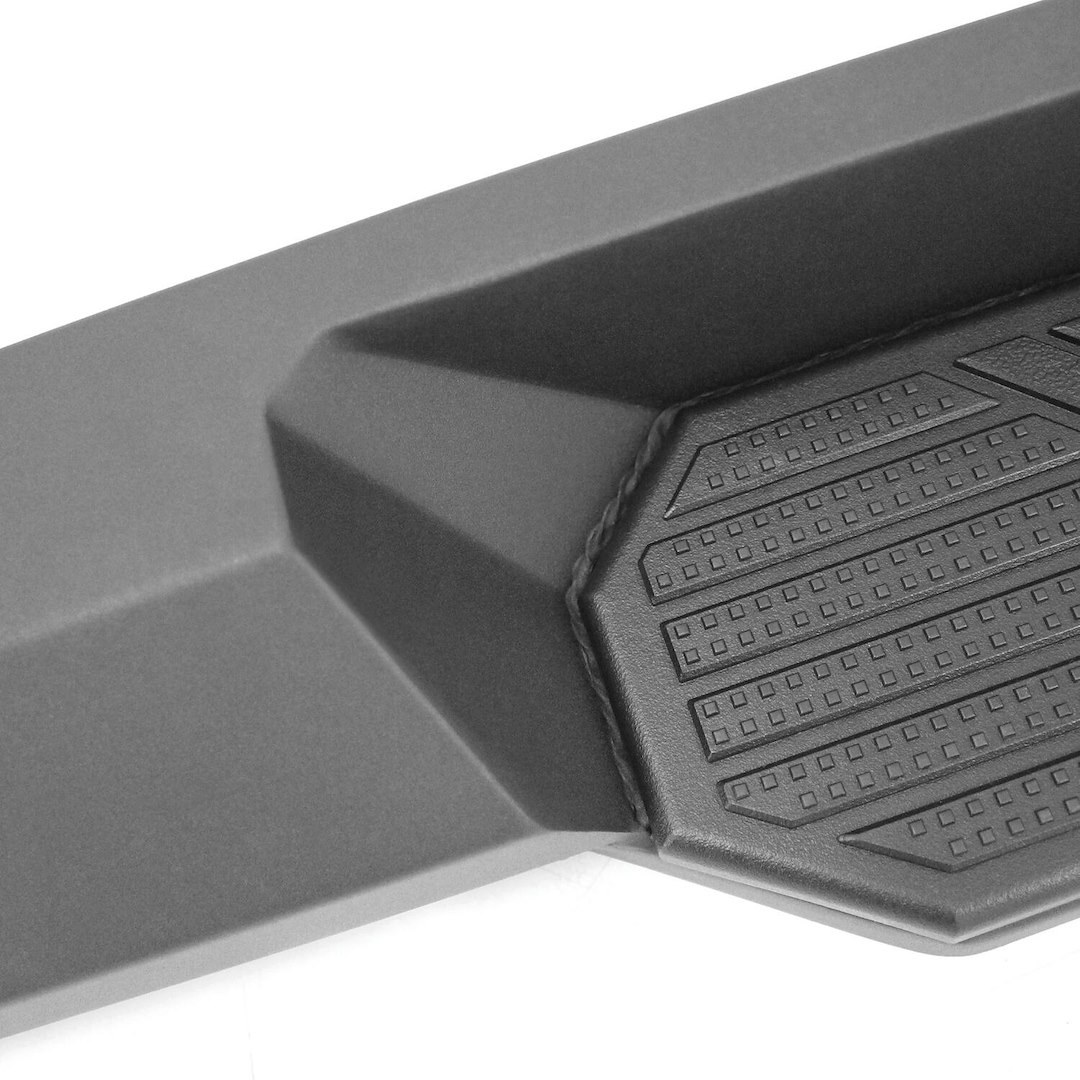 Westin Nerf Bar, Hdx Xtreme, With Step Pads, 3 Inch Square Straight, Textured Powder Coat, Black, Steel, With Welded End Caps – 56-23565