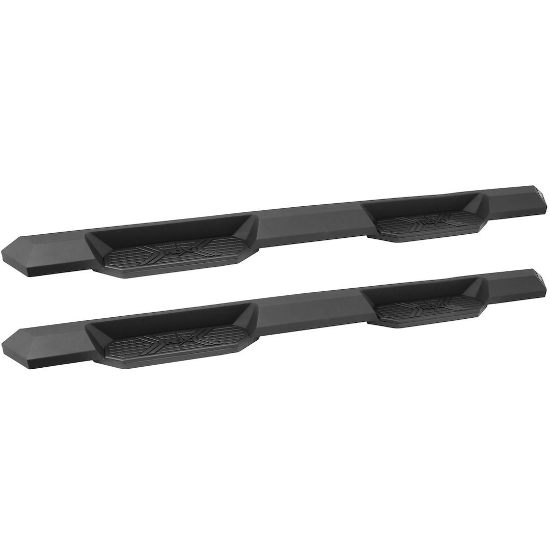 Westin Nerf Bar, Hdx Xtreme, With Step Pads, 3 Inch Square Straight, Textured Powder Coat, Black, Steel, With Welded End Caps – 56-23715