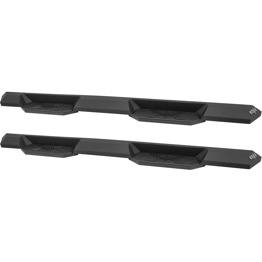 Westin Nerf Bar, Hdx Xtreme, With Step Pads, 3 Inch Square Straight, Textured Powder Coat, Black, Steel, With Welded End Caps – 56-23715