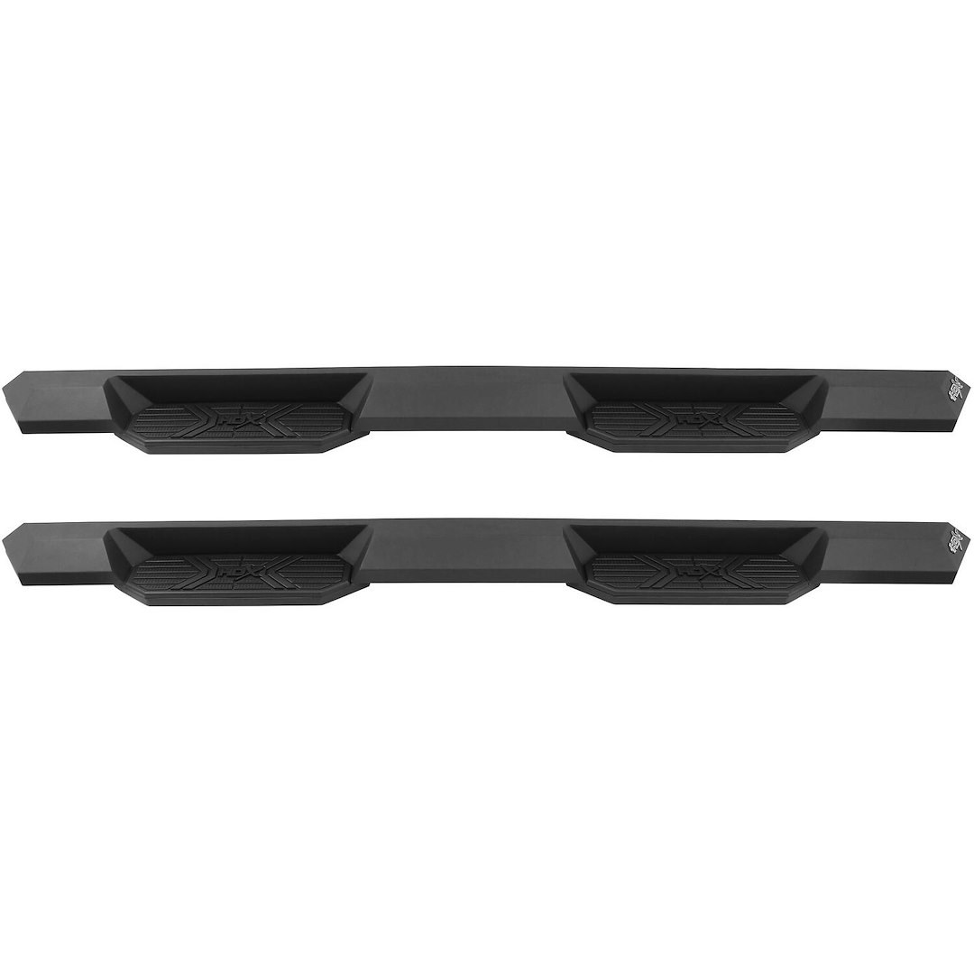 Westin Nerf Bar, Hdx Xtreme, With Step Pads, 3 Inch Square Straight, Textured Powder Coat, Black, Steel, With Welded End Caps – 56-23715