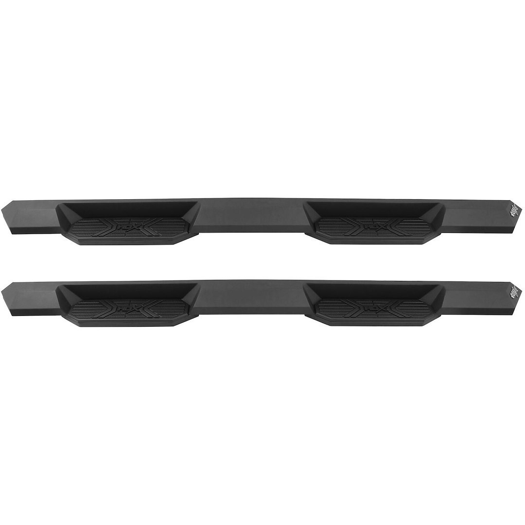 Westin Nerf Bar, Hdx Xtreme, With Step Pads, 3 Inch Square Straight, Textured Powder Coat, Black, Steel, With Welded End Caps – 56-23945
