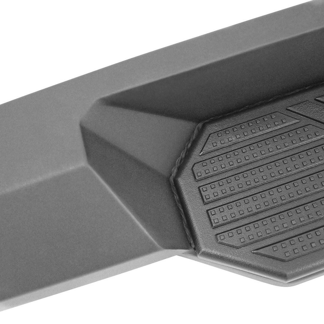 Westin Nerf Bar, Hdx Xtreme, With Step Pads, 3 Inch Square Straight, Textured Powder Coat, Black, Steel, With Welded End Caps – 56-24085