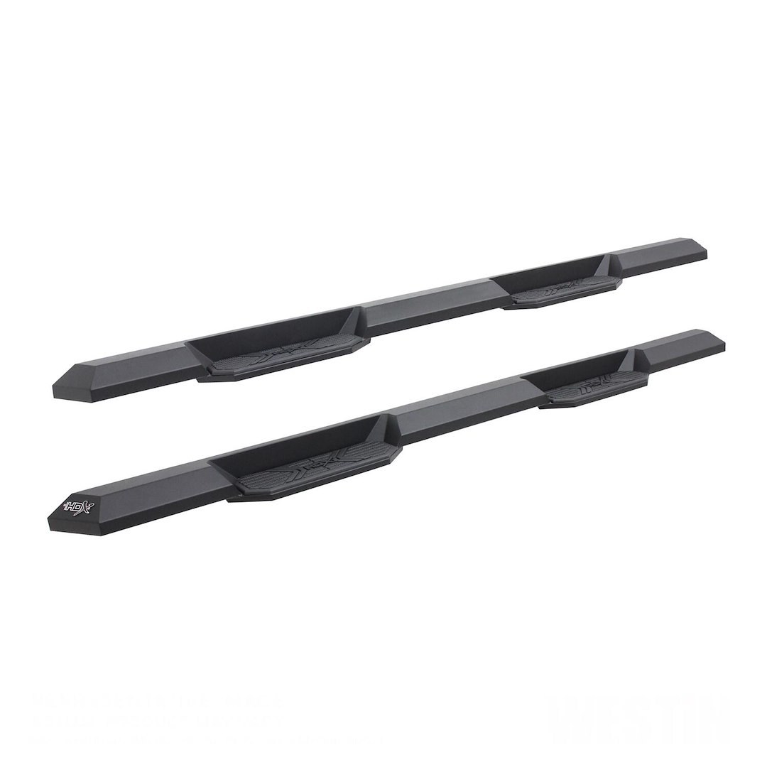 Westin Nerf Bar, Hdx Xtreme, With Step Pads, 3 Inch Square Straight, Textured Powder Coat, Black, Steel, With Welded End Caps – 56-24145