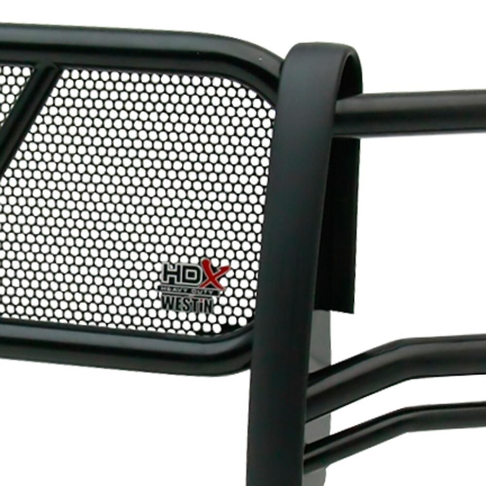 Westin Grille Guard, Hdx Heavy Duty, 1-Piece, Powder Coated, Black, Steel, 2 Inch Diameter, With Brush Guard, Without Skid Plate – 57-1955
