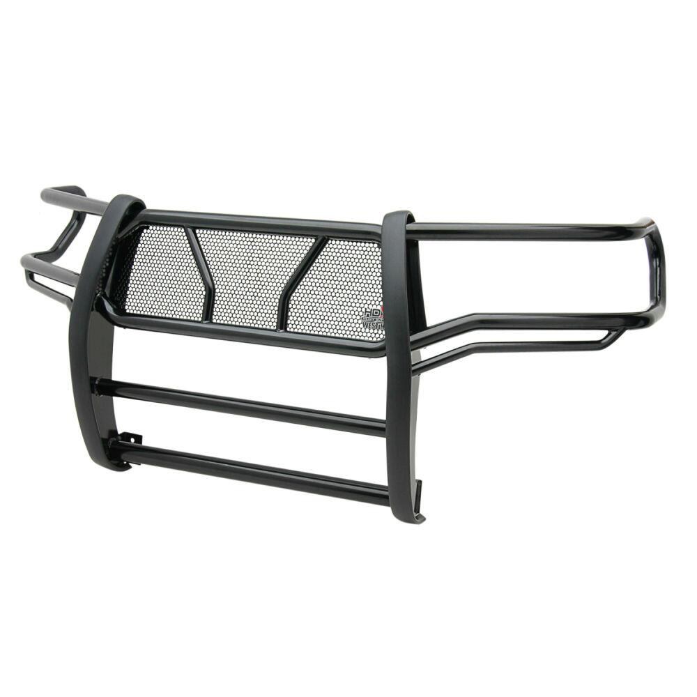 Westin Grille Guard, Hdx Heavy Duty, 1-Piece, Powder Coated, Black, Steel, 2 Inch Diameter, With Brush Guard, Without Skid Plate – 57-2235