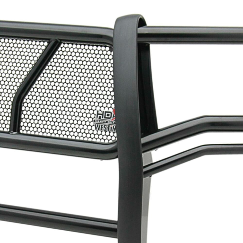 Westin Grille Guard, Hdx Heavy Duty, 1-Piece, Powder Coated, Black, Steel, 2 Inch Diameter, With Brush Guard, Without Skid Plate – 57-2235