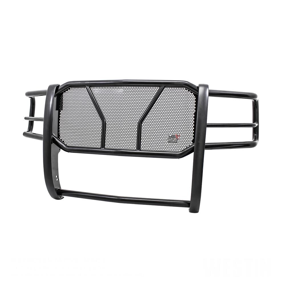 Westin Grille Guard, Hdx Heavy Duty, 1-Piece, Powder Coated, Black, Steel, 2 Inch Diameter, With Brush Guard, Without Skid Plate – 57-2375