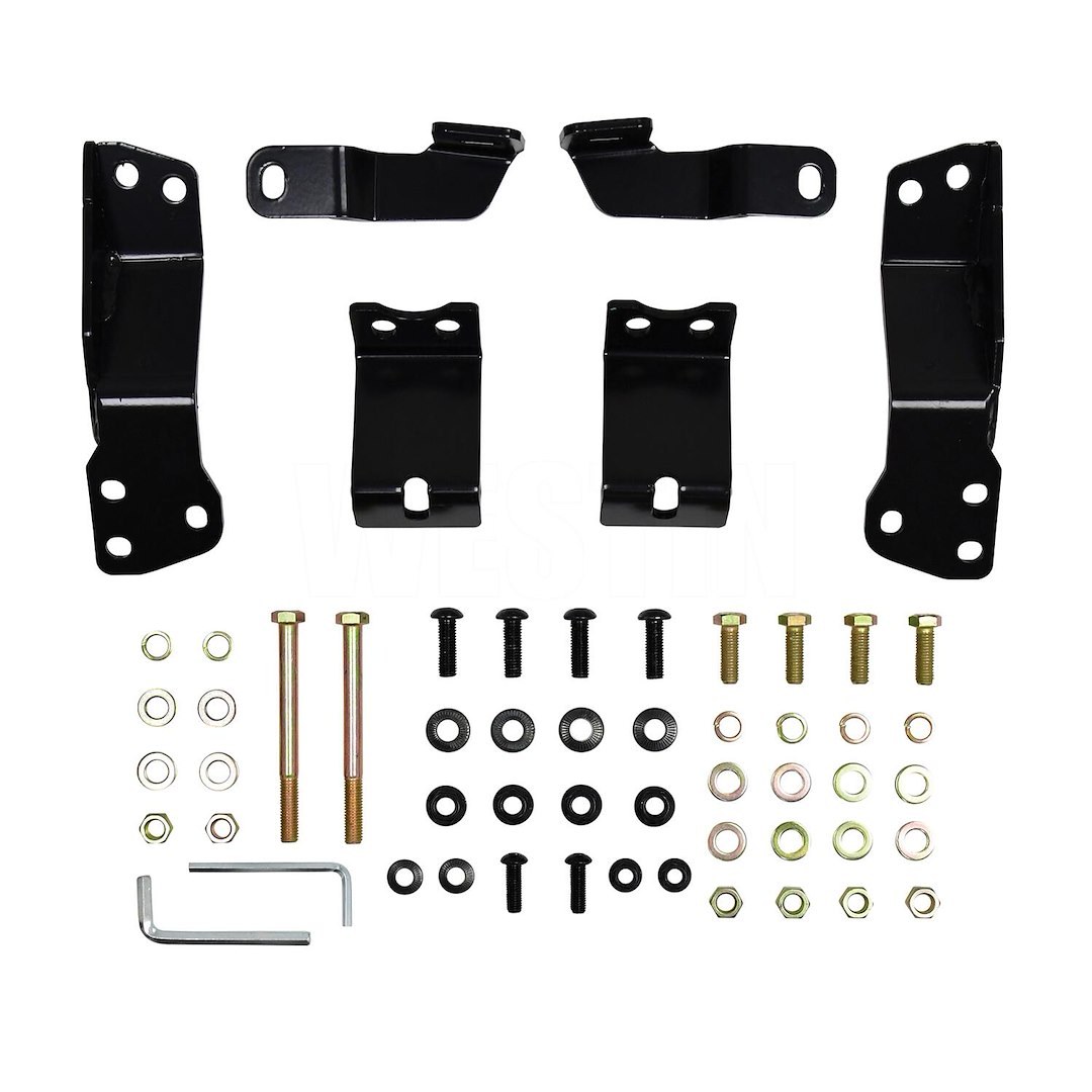 Westin Grille Guard, Hdx, 3-Piece Modular, Powder Coated, Black, Steel – 57-23875