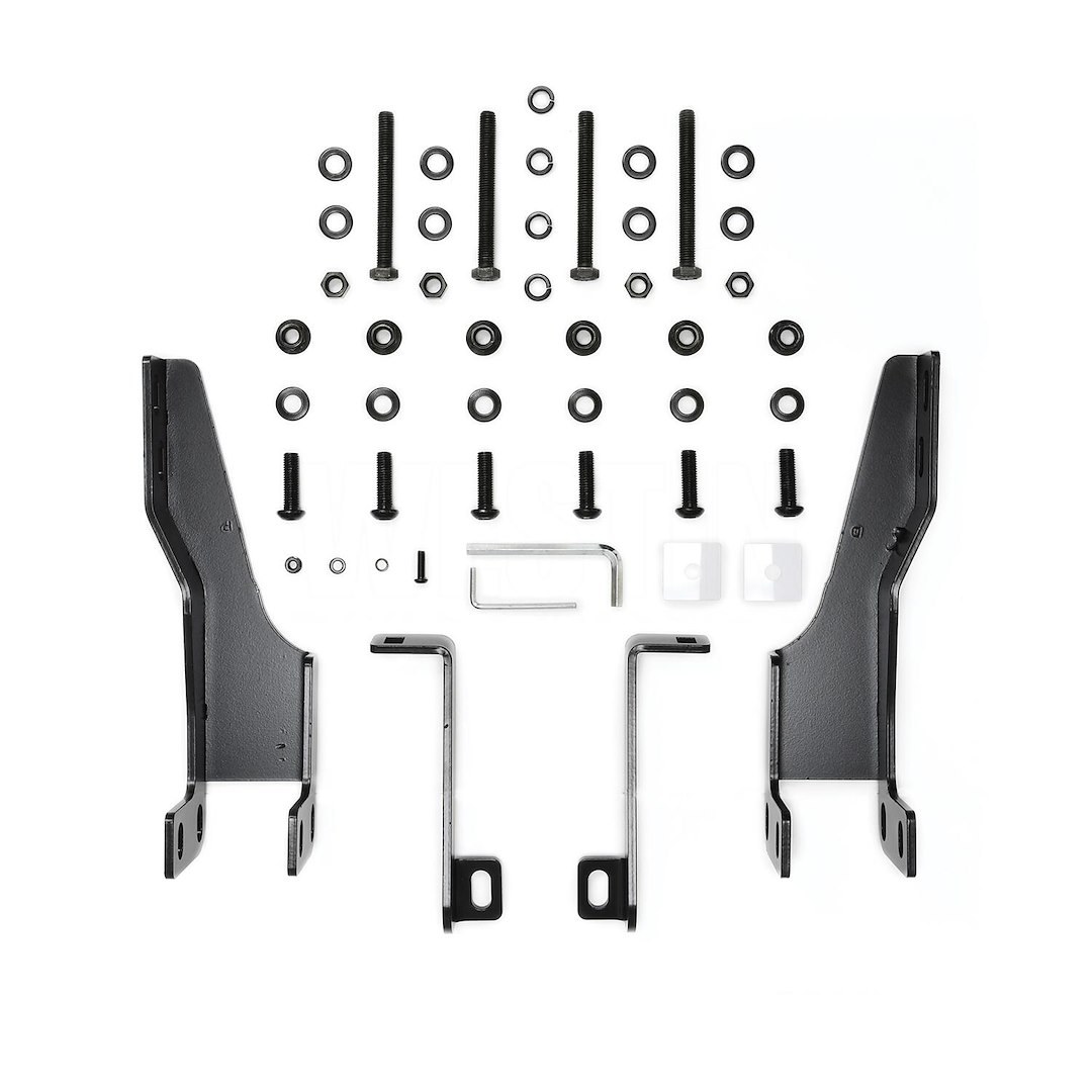 Westin Grille Guard, Hdx, 3-Piece Modular, Powder Coated, Black, Steel – 57-24025