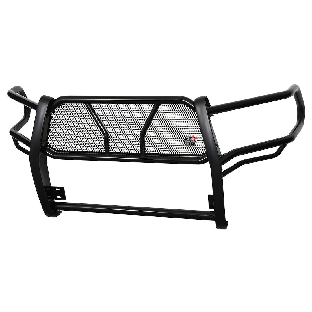 Westin Grille Guard, Hdx, 3-Piece Modular, Powder Coated, Black, Steel, 2 Inch Diameter, Without Skid Plate, With Full Punch Plate – 57-24075