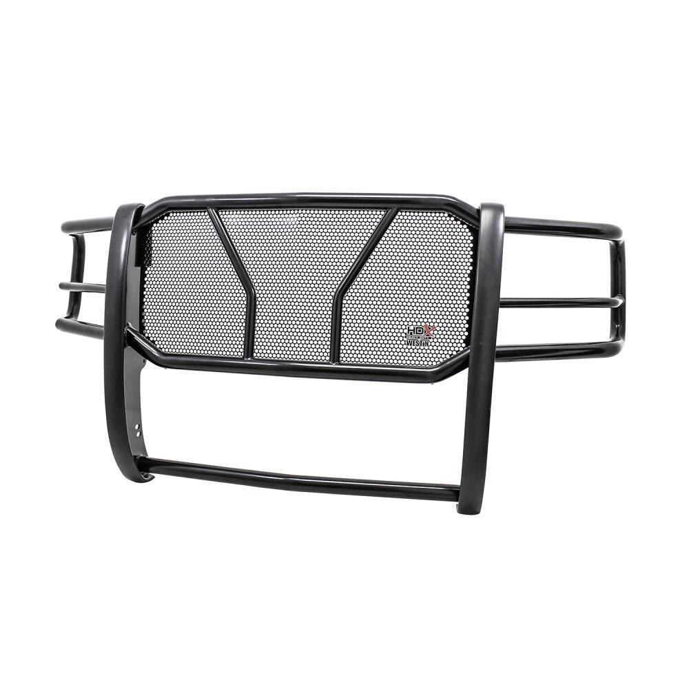 Westin Grille Guard, Hdx Heavy Duty, 1-Piece, Powder Coated, Black, Steel, 2 Inch Diameter, With Brush Guard, Without Skid Plate – 57-2505
