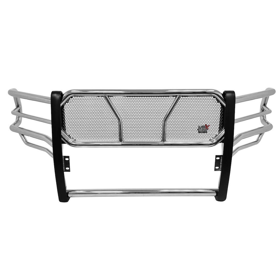 Westin Grille Guard, Hdx, 1-Piece, Polished, Stainless Steel, 2 Inch Diameter, With Brush Guard, Without Skid Plate – 57-3550