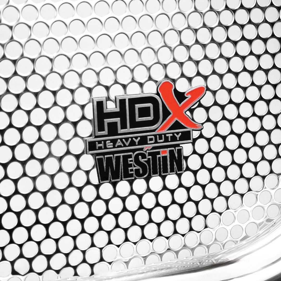 Westin Grille Guard, Hdx, 1-Piece, Polished, Stainless Steel, 2 Inch Diameter, With Brush Guard, Without Skid Plate – 57-3550