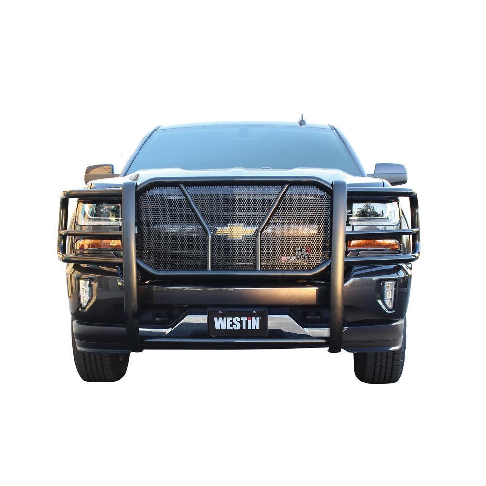 Westin Grille Guard, Hdx, 1-Piece, Powder Coated, Black, Steel, 2 Inch Diameter, With Brush Guard, Without Skid Plate – 57-3785