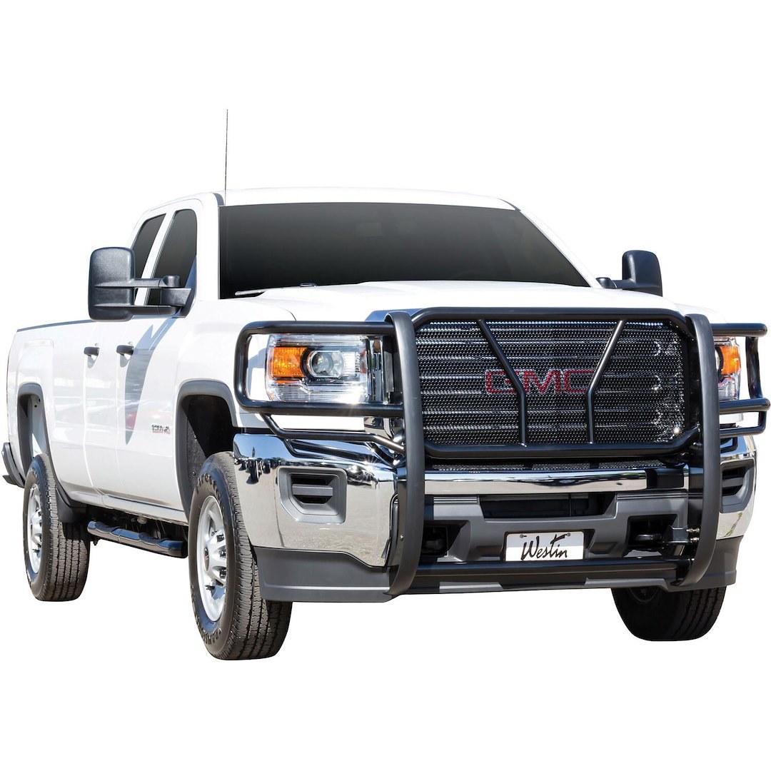 Westin Grille Guard, Hdx Heavy Duty, 1-Piece, Powder Coated, Black, Steel, 2 Inch Diameter, With Brush Guard, Without Skid Plate – 57-3795