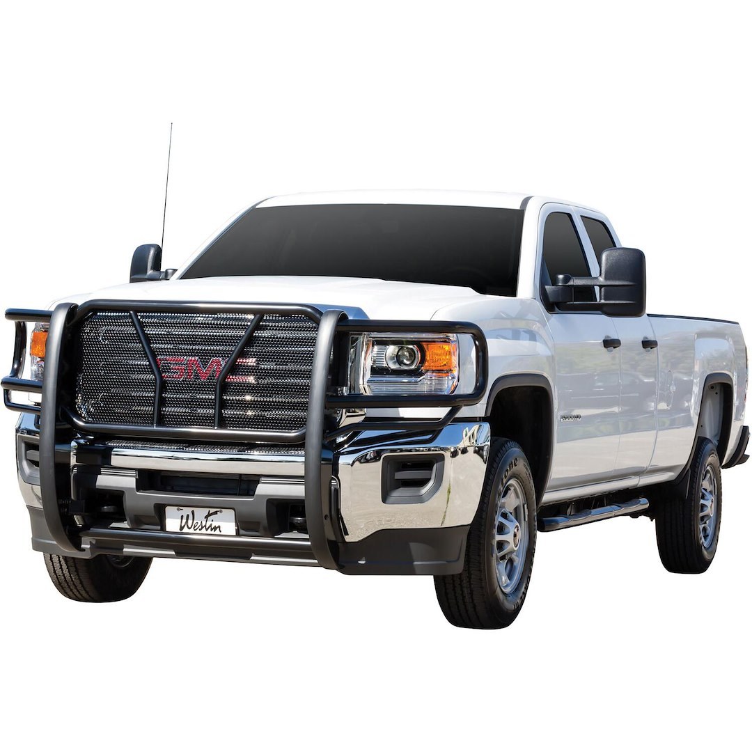 Westin Grille Guard, Hdx Heavy Duty, 1-Piece, Powder Coated, Black, Steel, 2 Inch Diameter, With Brush Guard, Without Skid Plate – 57-3795