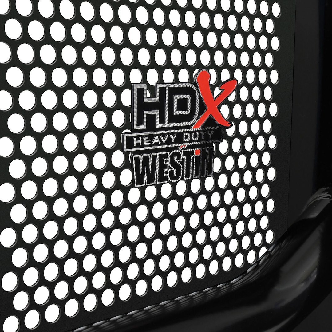 Westin Grille Guard, Hdx Heavy Duty, 1-Piece, Powder Coated, Black, Steel, 2 Inch Diameter, With Brush Guard, Without Skid Plate – 57-3825
