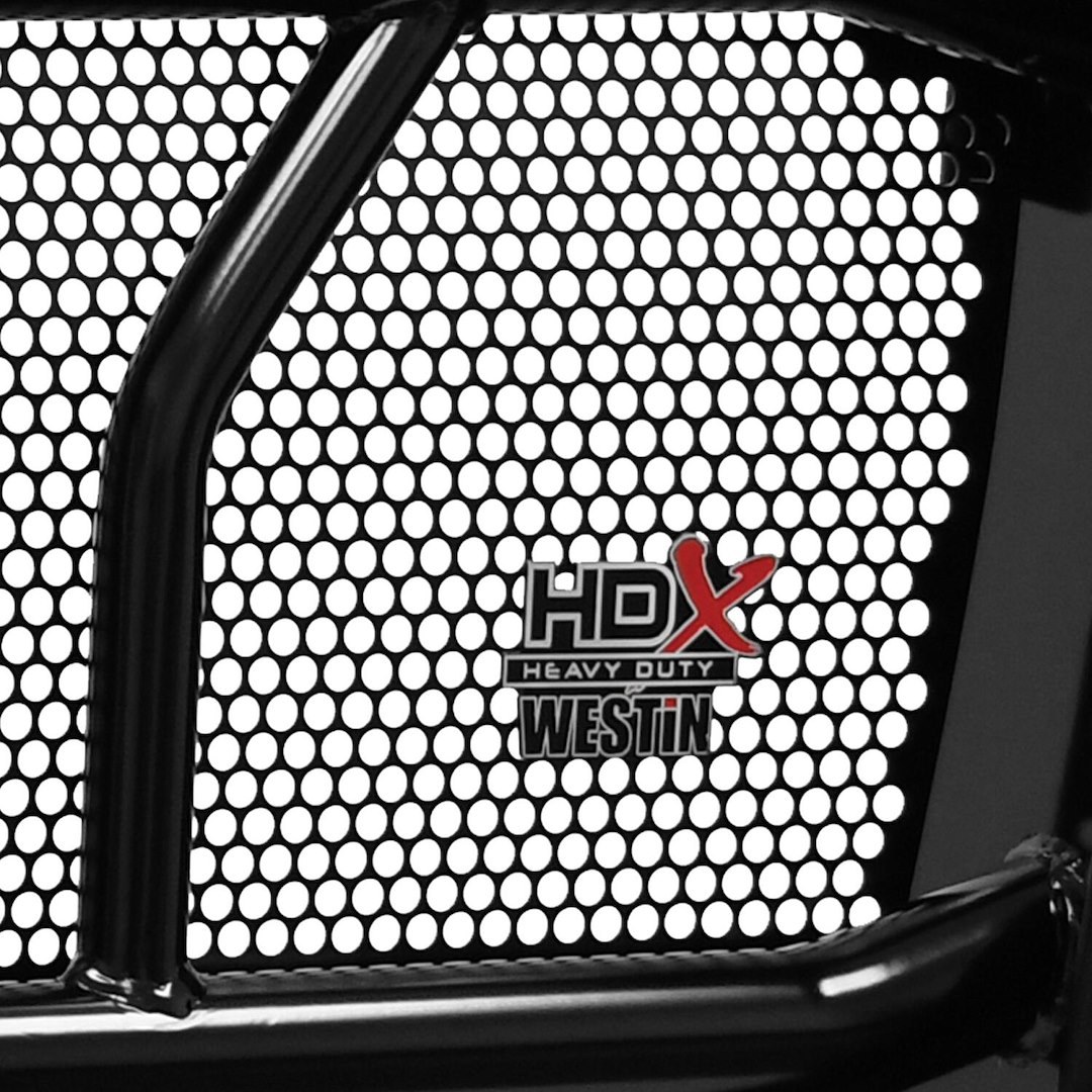 Westin Grille Guard, Hdx, 1-Piece, Powder Coated, Black, Steel, 2 Inch Diameter, With Brush Guard, Without Skid Plate, Without Winch Mount – 57-3885
