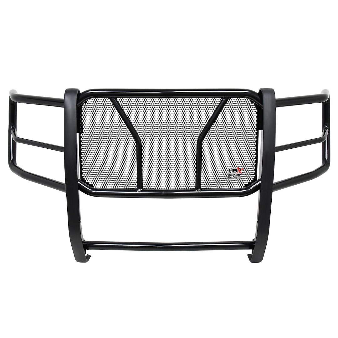Westin Grille Guard, Hdx, 1-Piece, Black Powder Coated Steel, 2 Inch Diameter, With Brush Guard, Without Skid Plate, Without Winch Mount – 57-3905